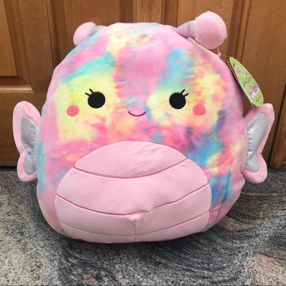 Squishmallow 16 Inch Wren Tie Dye Butterfly NWT